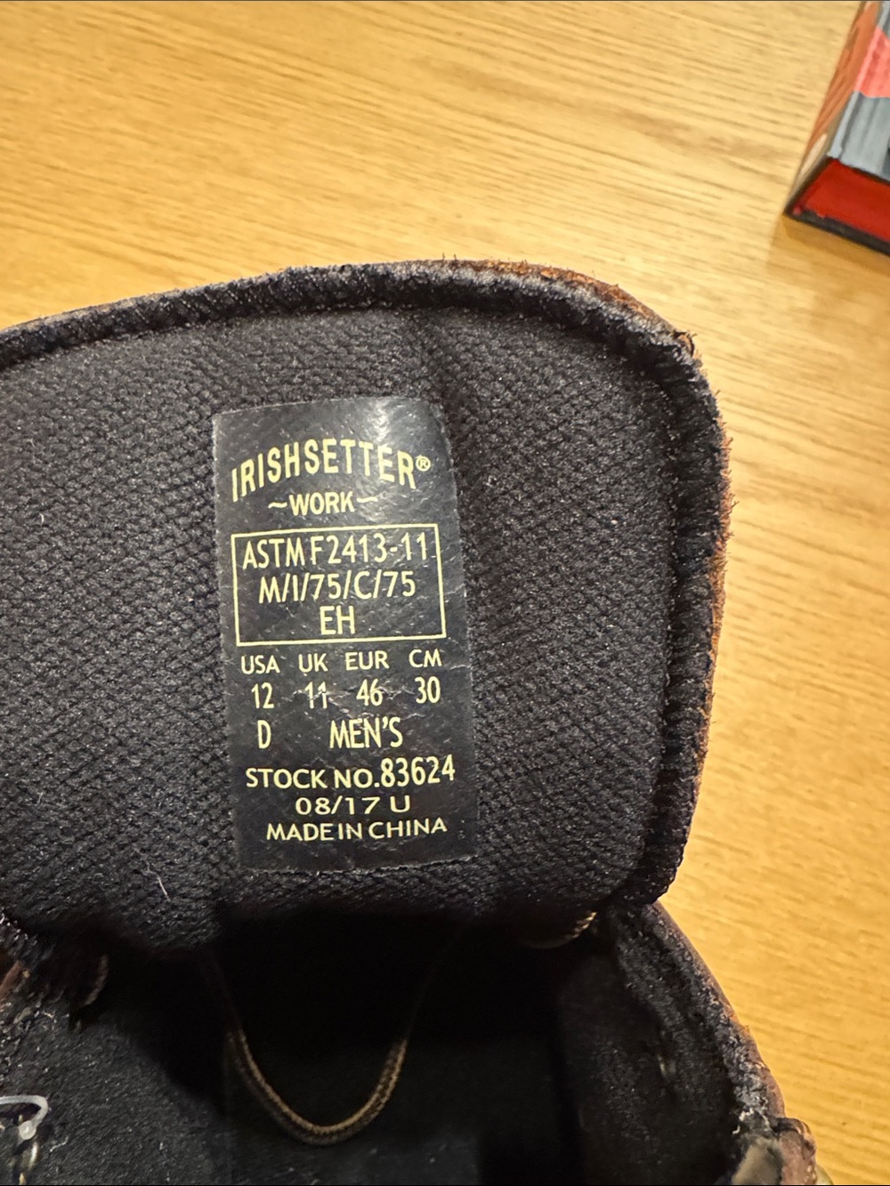 Red Wing Shoes Brown Leather Work Boots - Picture 14 of 15